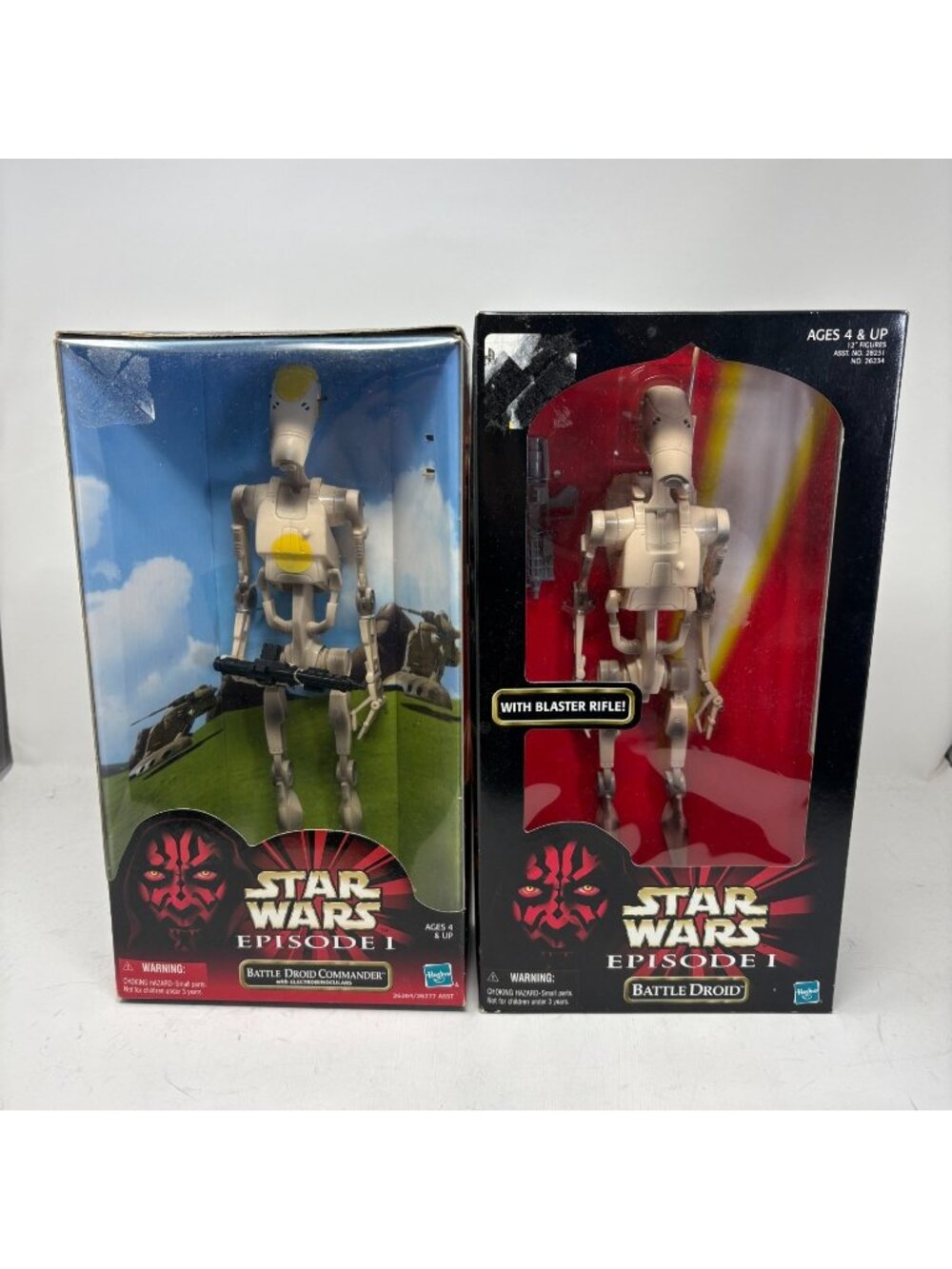 Star Wars Episode I Battle Droid Commander 12 Inch Hasbro Figure Lot 1999 Boxed